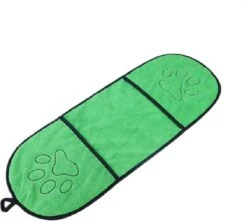 Hondenhanddoek – Hondendeken – Absorberend – Microvezel – 65*23CM – Groen