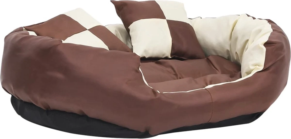 Maison Exclusive – Hondenkussen omkeerbaar en wasbaar 85x70x20 cm bruin en crème Maison Exclusive – Hondenkussen Omkeerbaar En Wasbaar 85x70x20 Cm Bruin En Crème -Bekende Hondenspullen Winkel Maison Exclusive Hondenkussen omkeerbaar en wasbaar 85x70x20 cm bruin en creme 1