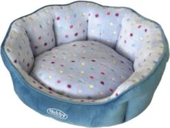 Nobby – Hondenmand – Spot – Turquoise/lichtblauw – 65 X 57 X 22 Cm